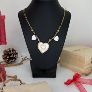 Collar Corazón Nácar