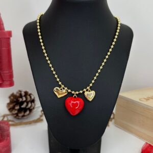 Collar Triple Corazón
