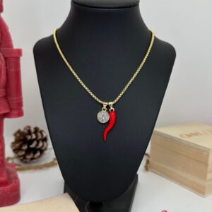 Collar Amuleto Rojo